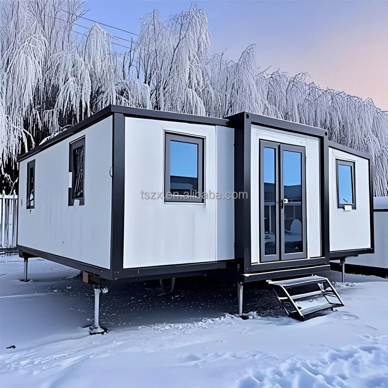Customized Modular Tiny Villa 20ft 30ft 40ft Prefabricated Mobile House Luxury Folding Expandable Container House