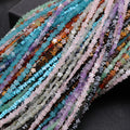 Wholesale 4mm Star Shaped Natural Amethyst Rose Quartz Jade Agate Gemstone Beads Smooth Loose Stone Star Beads
