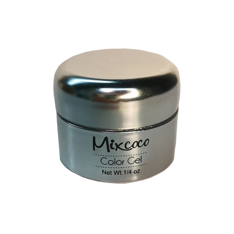 Mixcoco Free Sample Private Label New Product 8g Per Jar Organic Uv Nail Art Paint Gel Polish Glitter Uv Nail Gel Polish
