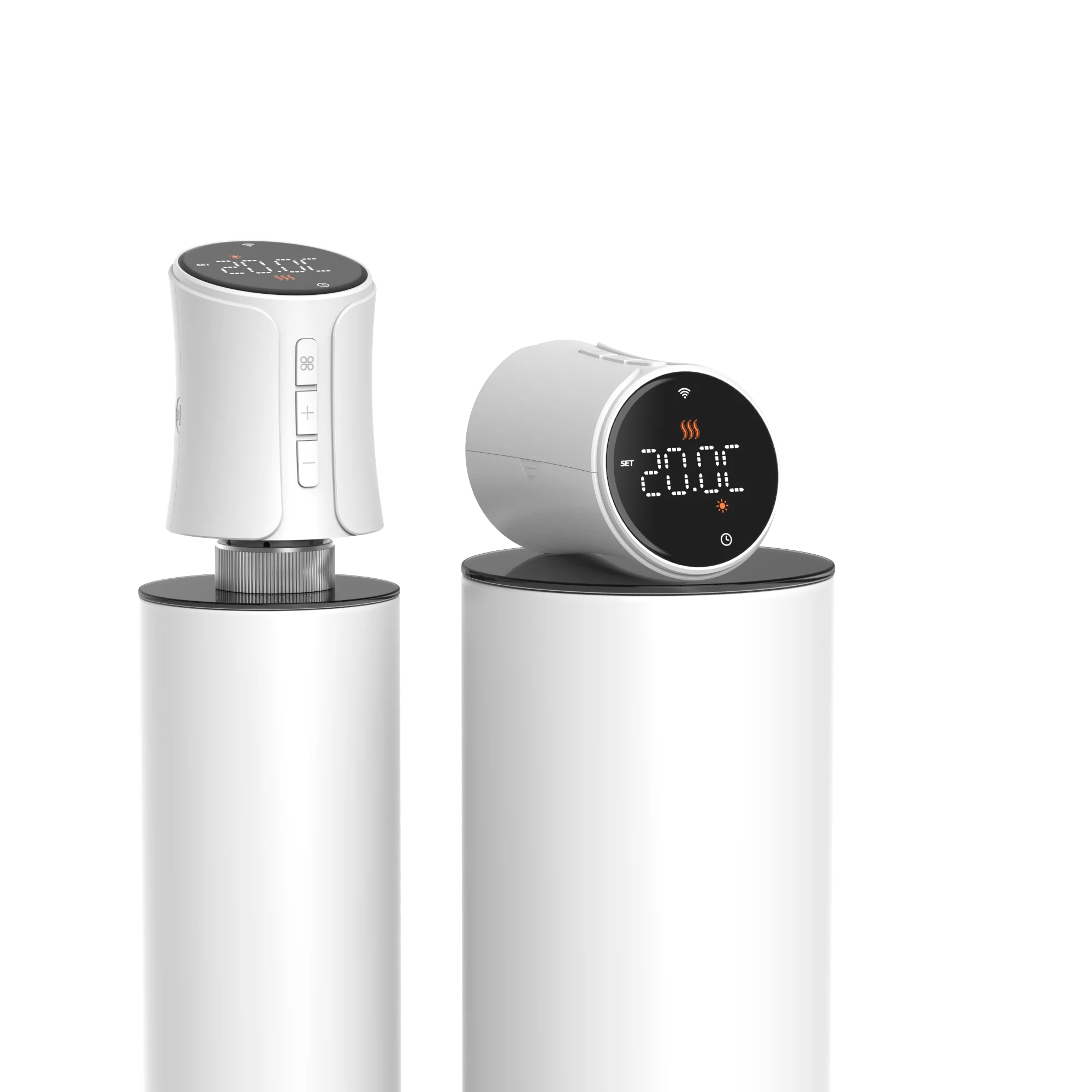 Smart TRV LED Digital TUYA Zigbee Thermostatic Radiator Valve Alexa & Google Home Compatible for Smart Home Radiator Heating