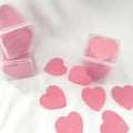 Private Label Colorful Heart Shape Nail Removing Pad Lash Extension Glue Adhesive Lint Free Glue Nozzle Wipes