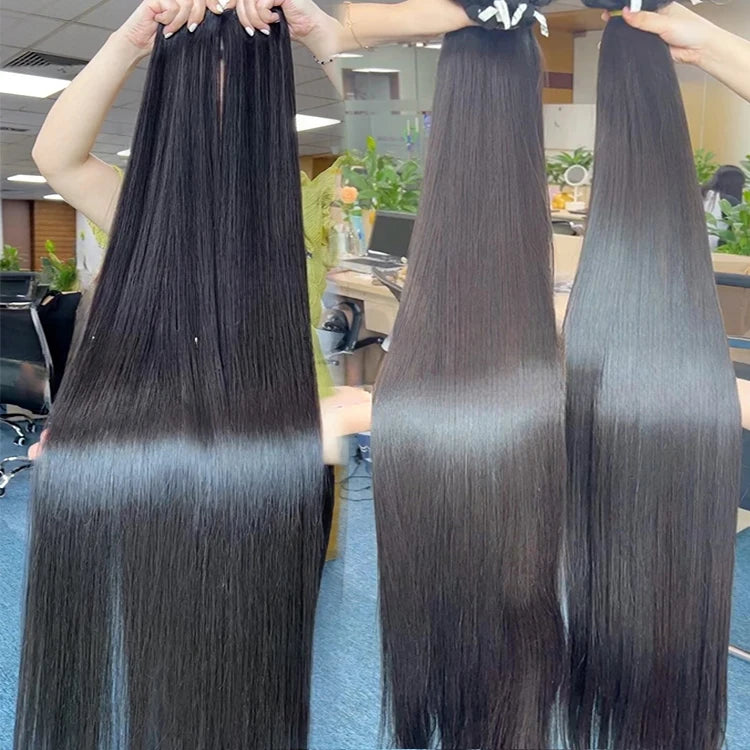 Wholesale Price Bone Straight Raw Vietnamese Hair Unprocessed Bundles Virgin Human Hair Extension