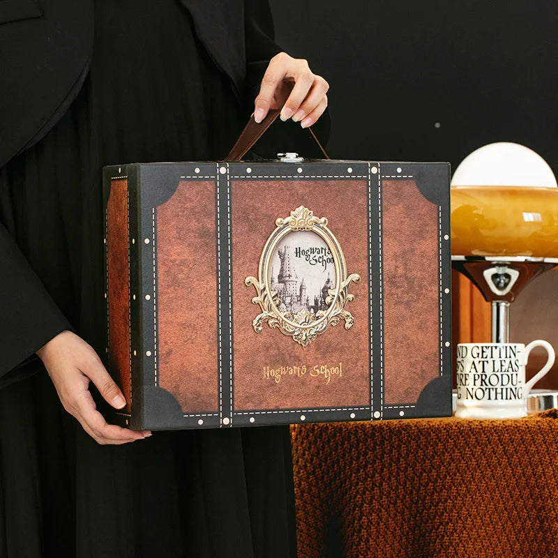 Retro Nostalgia Suitcase Gift Box Photography Props Storage Box to Make Old Packaging Box