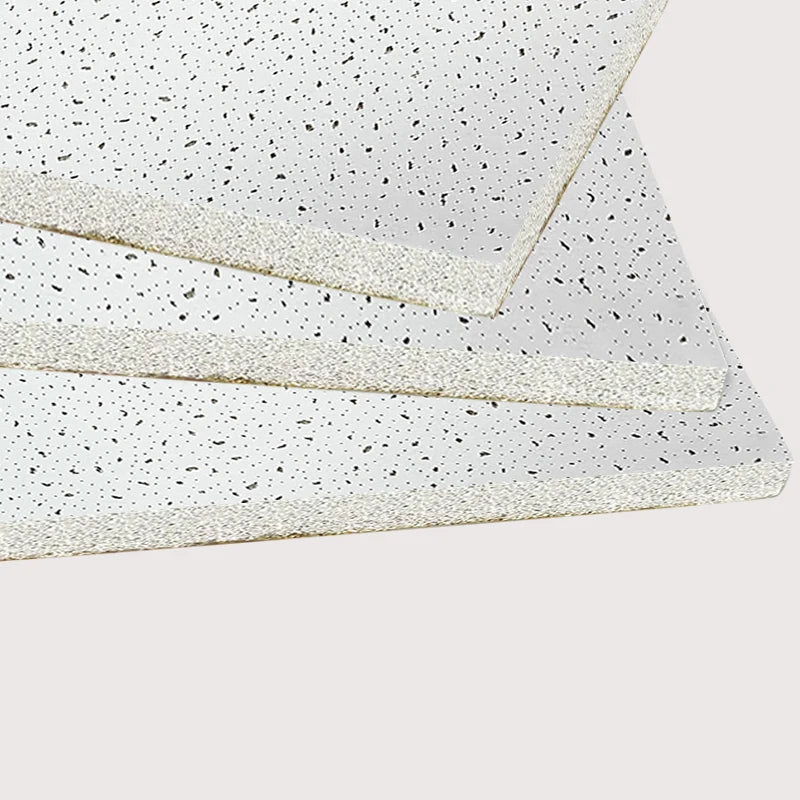 Modern Design Mineral Fiber Acoustical Suspended Ceiling Waterproof and Fireproof with Grid Tile Shape Fiber Board