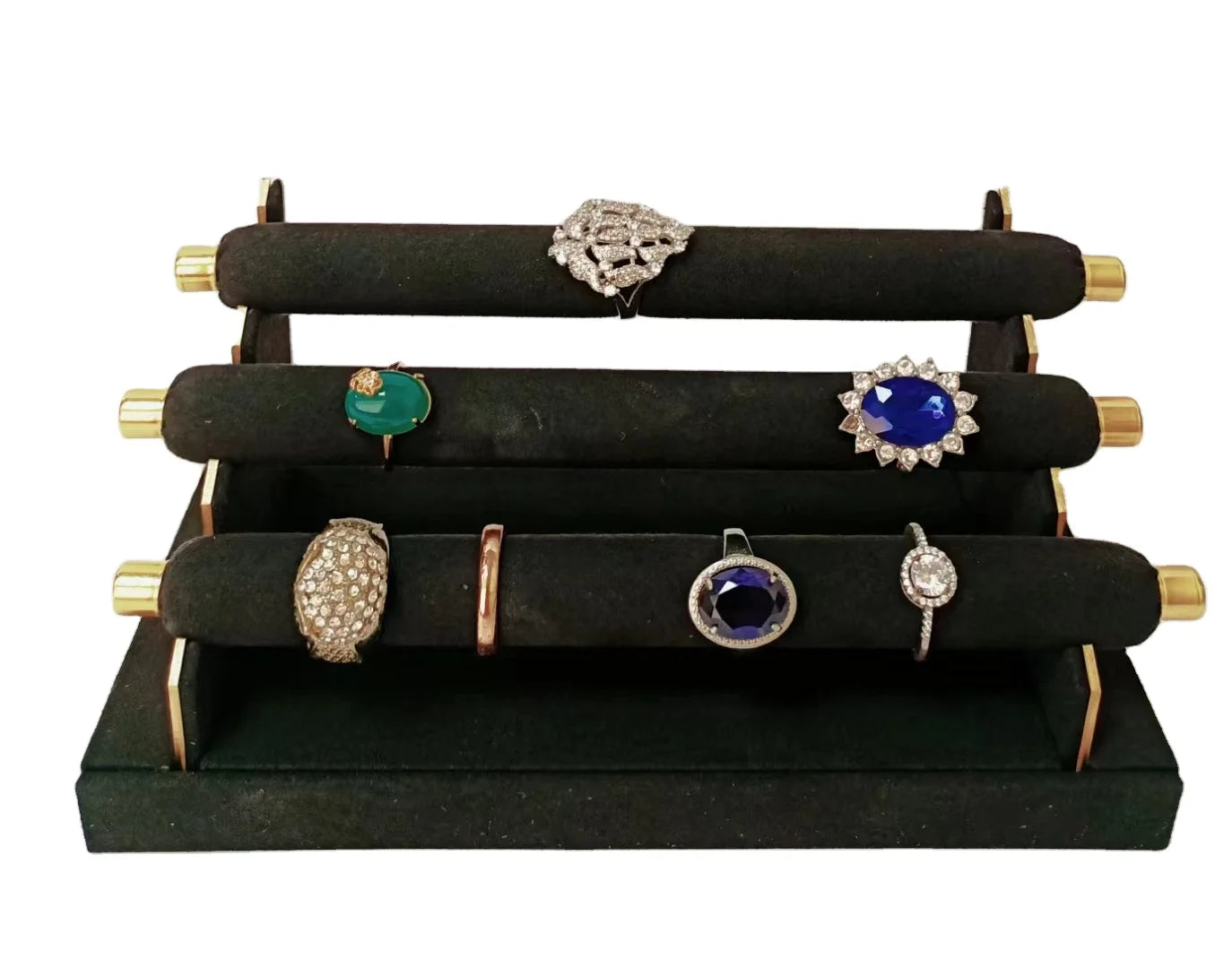 New design high grade fashion jewelry ring show props metal jewelry display stand for rings