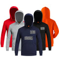 Custom Embossed Hoodie No Strings Heavy Weight Pullover De Hombre Al Por Mayor Running Sport Gym Men's Hoodies and Sweatshirts