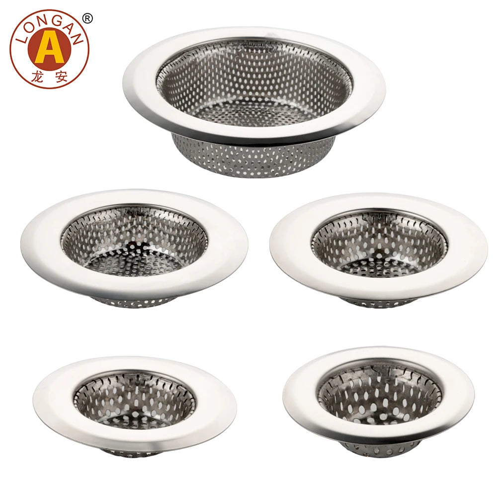 Wholesale Removable Stainless Steel Kitchen Sink Drain Strainer Eco-Friendly for Home Hotel Restaurant Use Hair Cat
