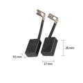 Gr 287735 Carbon Brushes for High-Pressure Airless Sprayer of 395.495.595