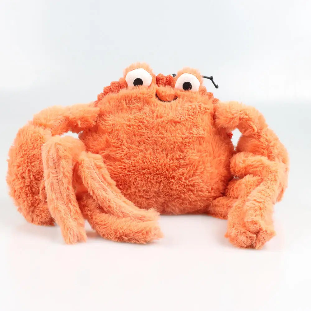 Cartoon Red Lobster Doll pink Skin Shrimp Corduroy Pet Plush  Chew Dog Toy
