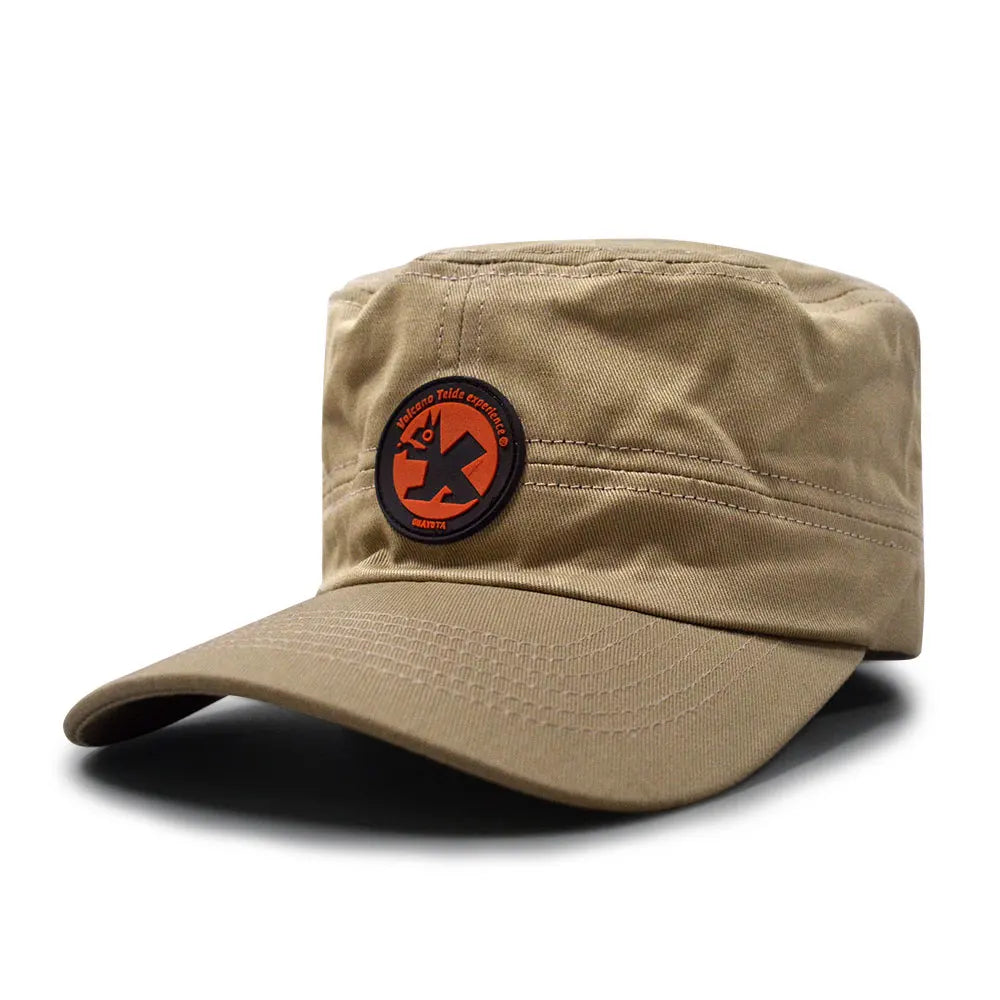Wholesale Custom Camping Hat Camouflage Hunting Hat Outdoor Protection PVC Rubber Patch Logo Regimental Hat Baseball Caps