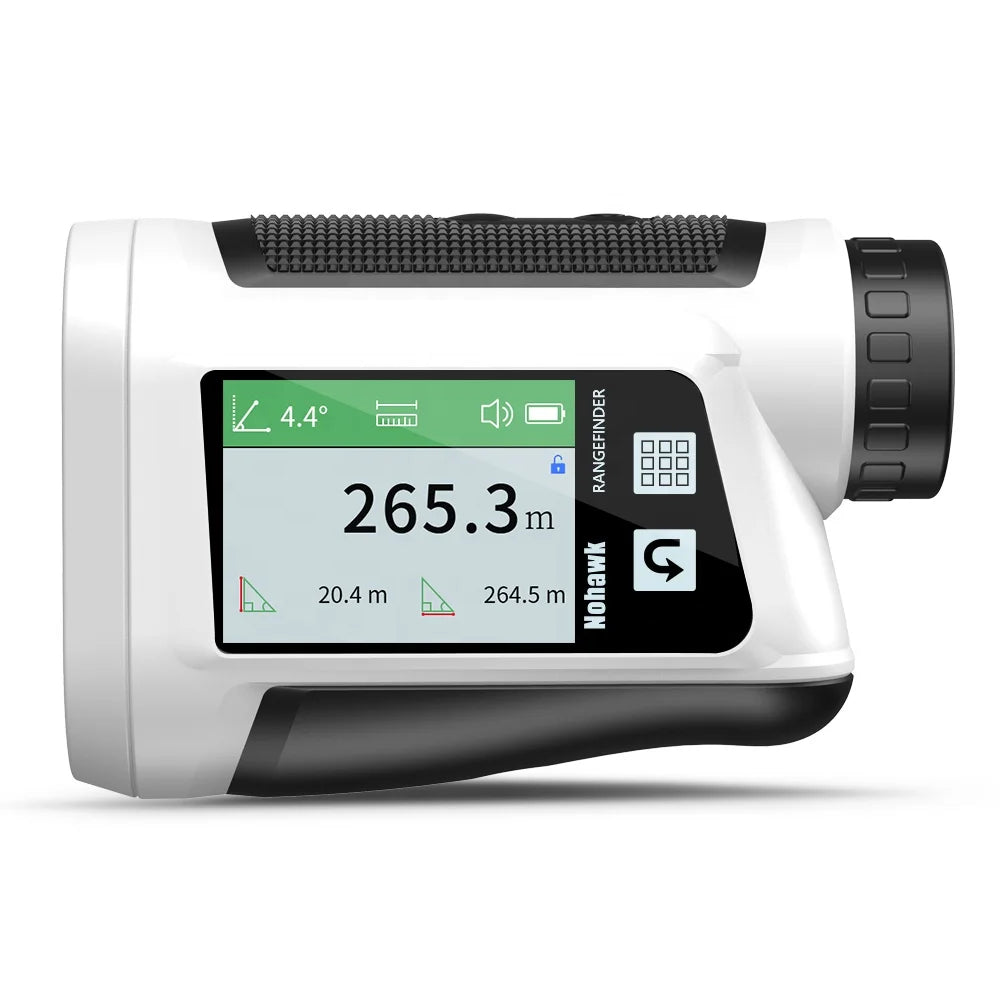 Hot Sale 6X Distance Meter Handheld Laser Golf Rangefinder Hunting Range Finder with Flag Lock MegaBDM