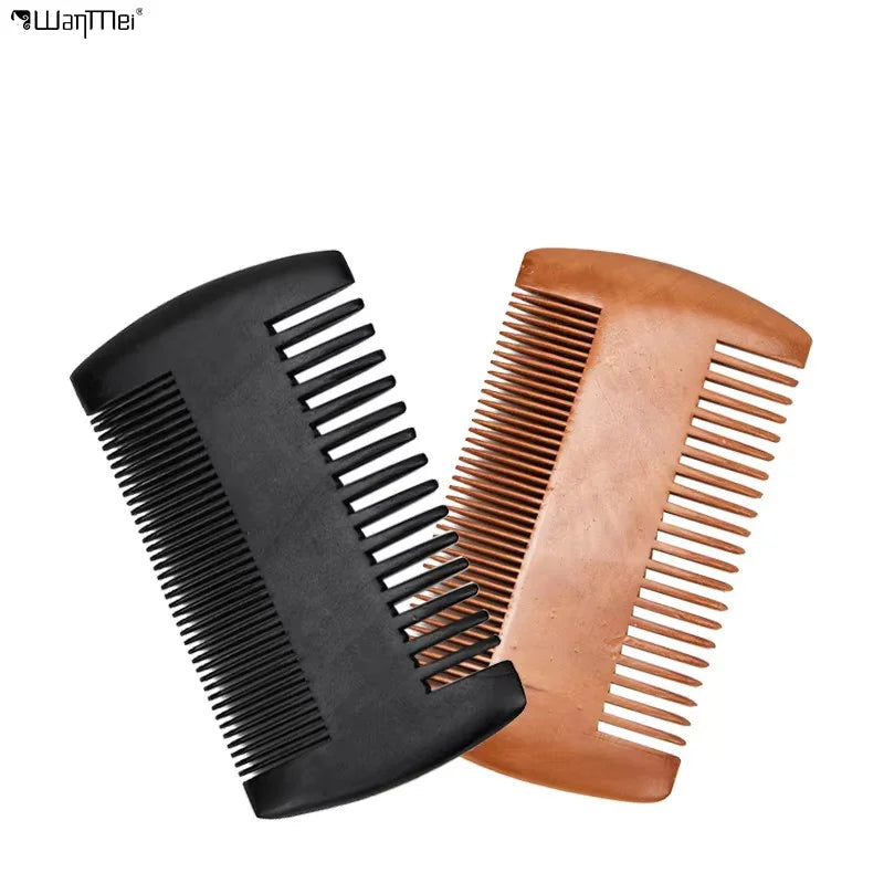 Wanmei Beard & Mustache Combs for Man Grooming Care Sandalwood Beard Comb Bulk Beard Combs