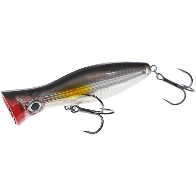 Popper Lure AYU 120mm Oem Topwater Hard Popper Lerrue Lure Popper Customizable ABS Plastic 3D Lure Eyes Artificial Hard Bait 45G