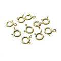 Premium 14K Gold Filled Clasps Round Connector Clasps Spring Clasp for Bracelet Jewelry Making Findings & Components