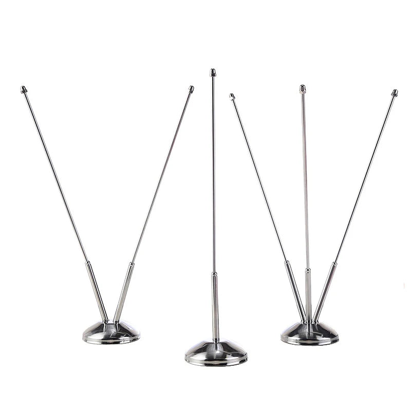 Outdoor Flag Pole Flag Pole Holder Double Pole Flag Bracket for Desk and Table Stand