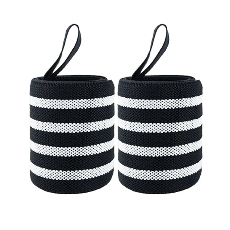 Weightlifting Wrist Wraps  Professional Quality Wrist Support with Heavy Duty Thumb Loop Est Wrap for Powerlifting Competition