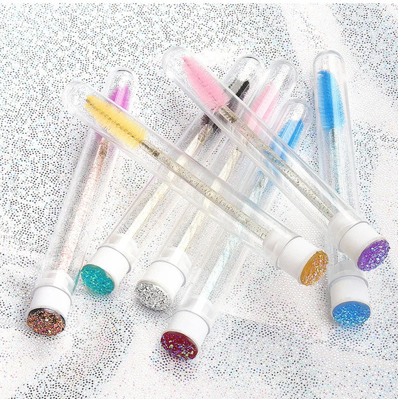 Eyelash Extension Supplies Foam Cleanser Plastic Beauty Tool Eyelash Brushes Reusable Eco-Friendly Personalized Wholesale