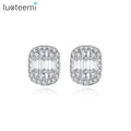 LUOTEEMI Stud Diamond Fashion Woman Stud Cubic Zirconia Bling Earring Jewelry Earing Lady Earring