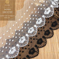 Mesh Embroidery Water-Soluble Cotton Lace Trim for Wedding Clothing & Shoes Stretch Skirt Accessories-Spot-Ordered