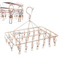 316 Stainless Steel Clothes Hangers for Cloths and Marine Grade Stainless Steel Socks Hanger With 316 Pegs Cloths Hanging Rack