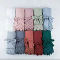 FUNG 3051 Kimono Maxi Lace Robes for Wedding Party Cotton Lace Bridal Robe
