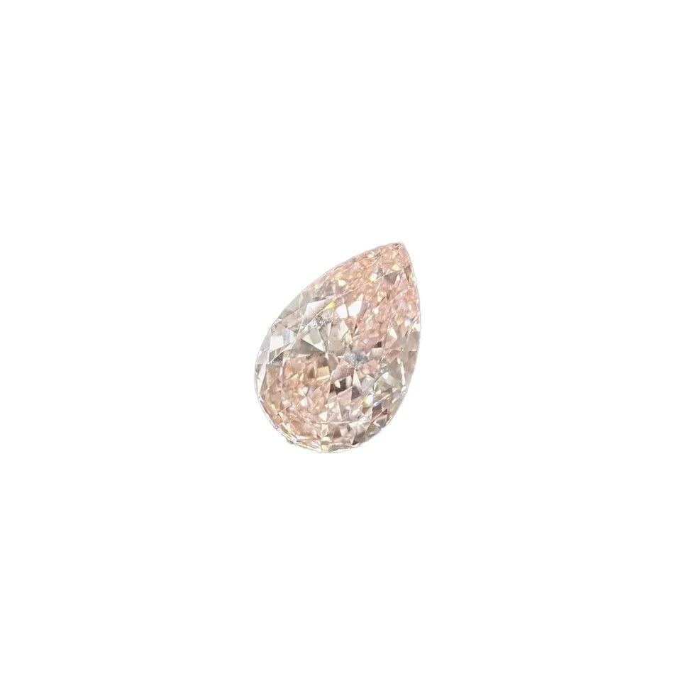 Pink Lab Diamond 1.59CT Pear Cut IGI Certified VS1 2VG Loose Diamonds Hpht  Fancy Orangy Pink Lab Grown Diamond