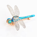 Jewelry New Metal Copper Alloy  Fashion Jewelry Animal Women Korean CZ Zircon Dragonfly Brooch