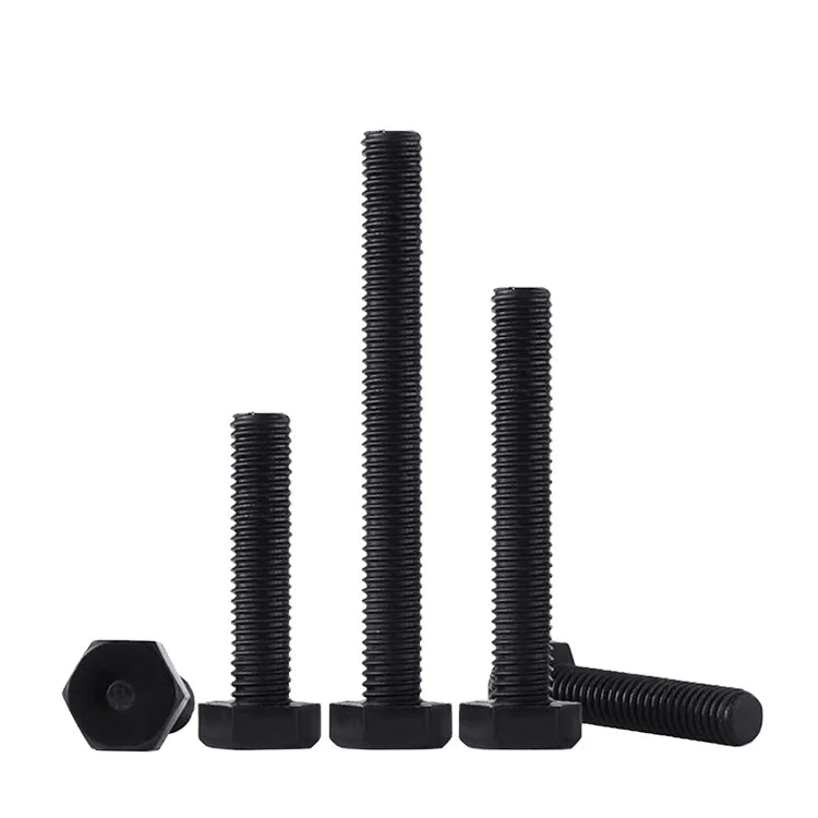 DIN933 Black Nylon Plastic PA66 External Hex Bolts M14 M16 Metric System Hexagonal Head Insulation Bolt