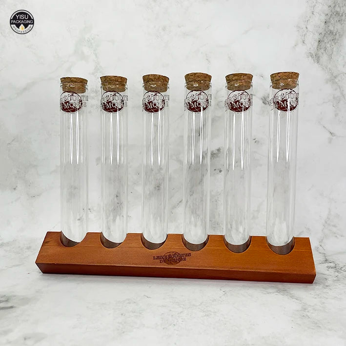 10ml 20ml 30ml Small Glass Bottle with Cork Lids Hot Sale Mini Glass Jar Clear Vials Wholesale