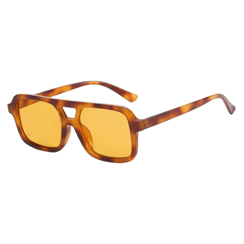 Double Beam Sunglasses Small Frame Sunglasses 2024 New Fashion Retro Sunglasses