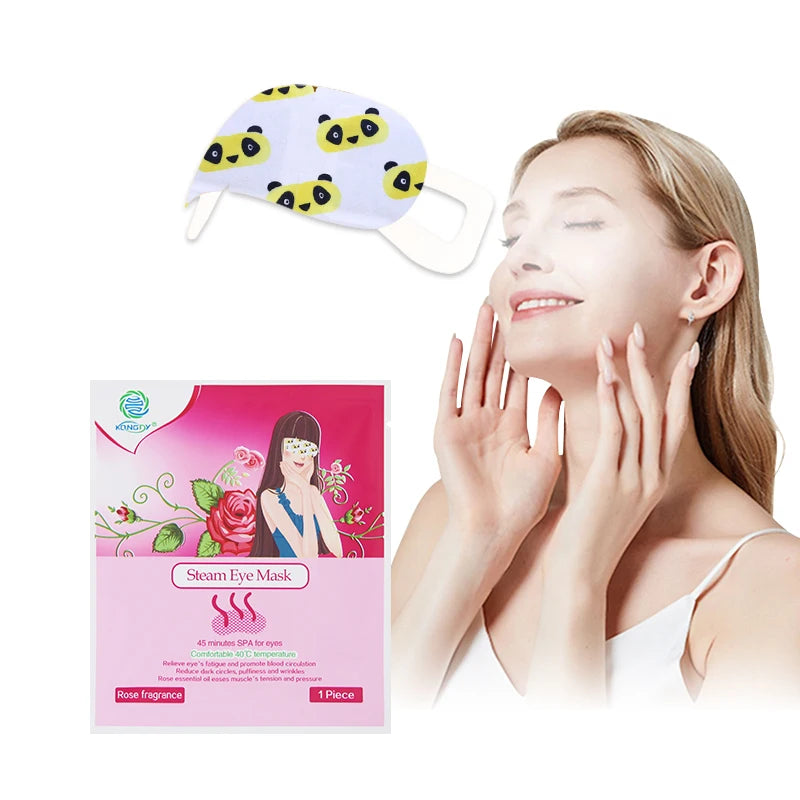 Factory Price Cotton Steam Eye Mask for Sleeping-Eye Fatigue Relief & Dark Circles Care