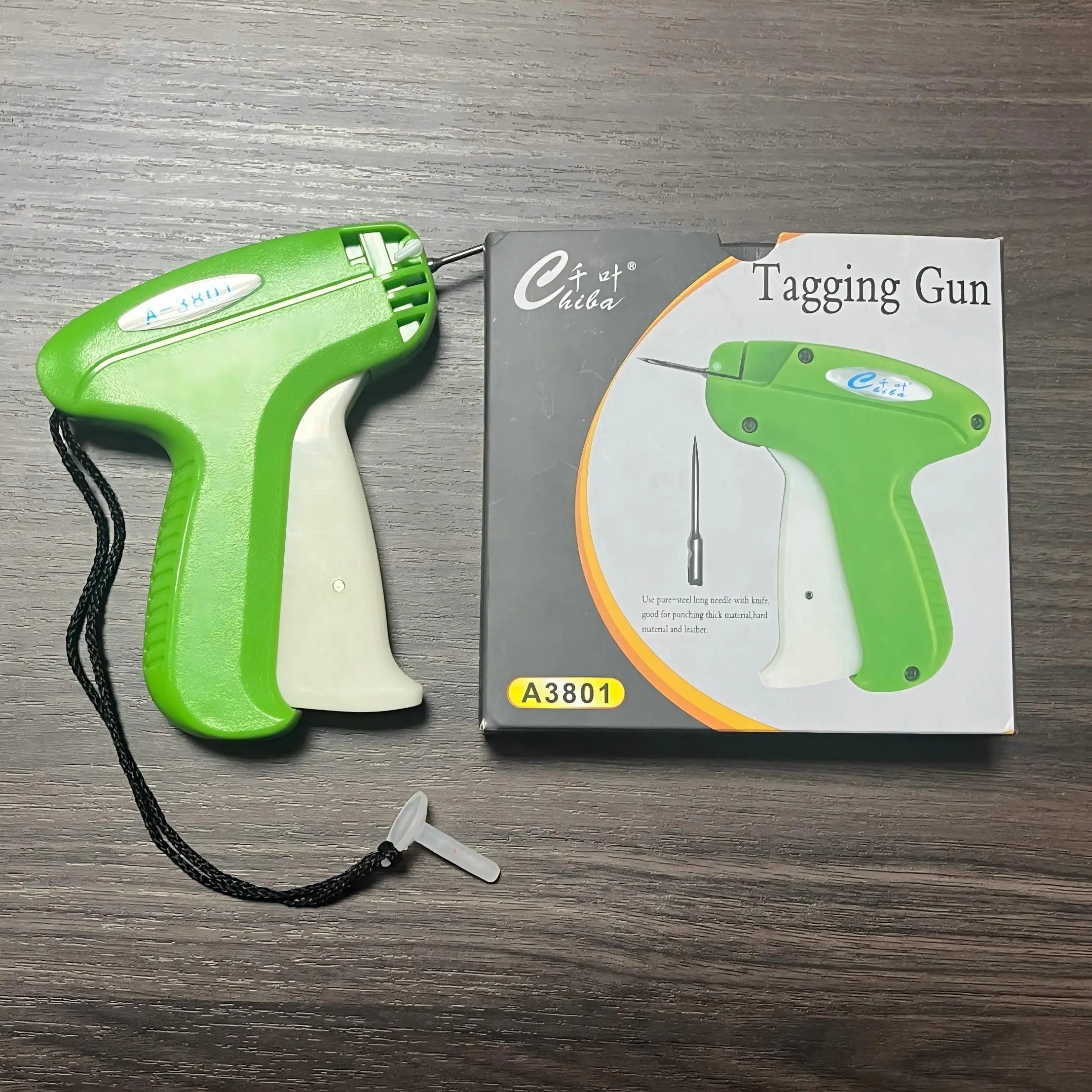 Global Universal Standard Pin Hanging Tag Gun A3801 Made ABS Stainless Steel Needles Eco-Friendly Durable Clothing