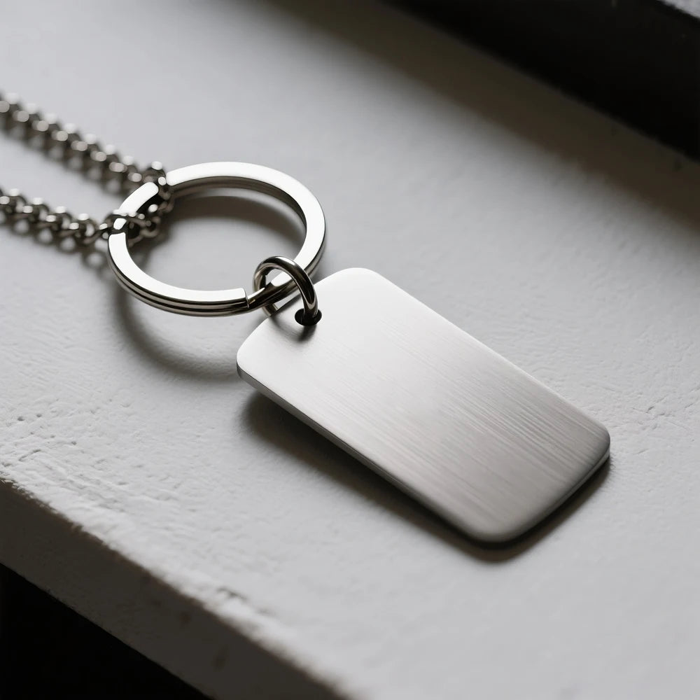 Personalized Keyring Photo Custom Logo Keychain Manufacturer Custom Blank Key Chain Sublimation Metal Keychain