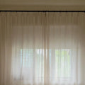 Modern Minimalist Curtains Translucent Heat Insulation Sunscreen Drapes Bedroom Bay Window Curtain for Living Room Drape