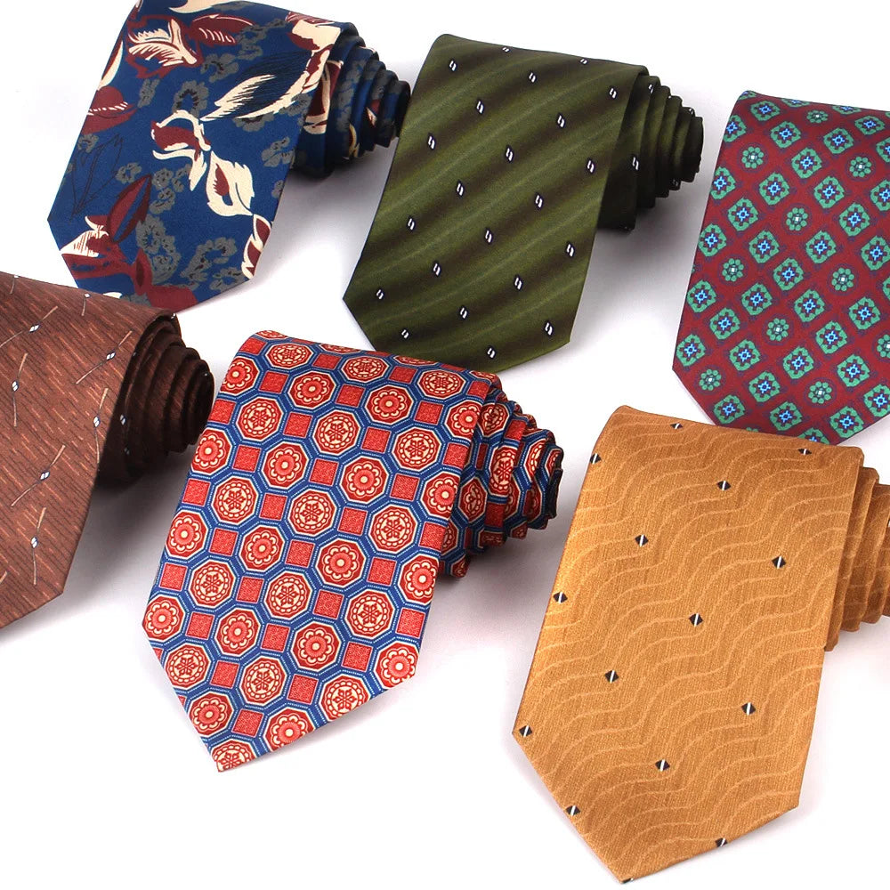 OEM Custom Business Jacquard Woven Men's Tie Striped Polyester Necktie for Wedding Parties and Suits Customizable Gravatas