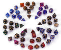 Starry Sky Double Color Multi Sided Dice Set 1 Set of Seven Pills DND Digital Game Dice Acrylic