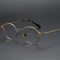Retro Round Eyeglasses Frame Ultra Light Spectacle Eye Glasses Frames for Men Titanium Eyewear Optical Frames
