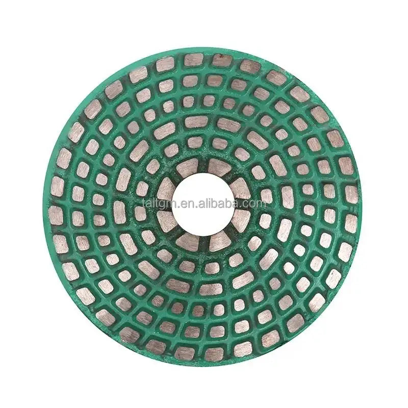 4 Inch  Diamond Metal Polishing Pad Grinding Tool for Concrete Floor and  Granite Terrazzo Stone