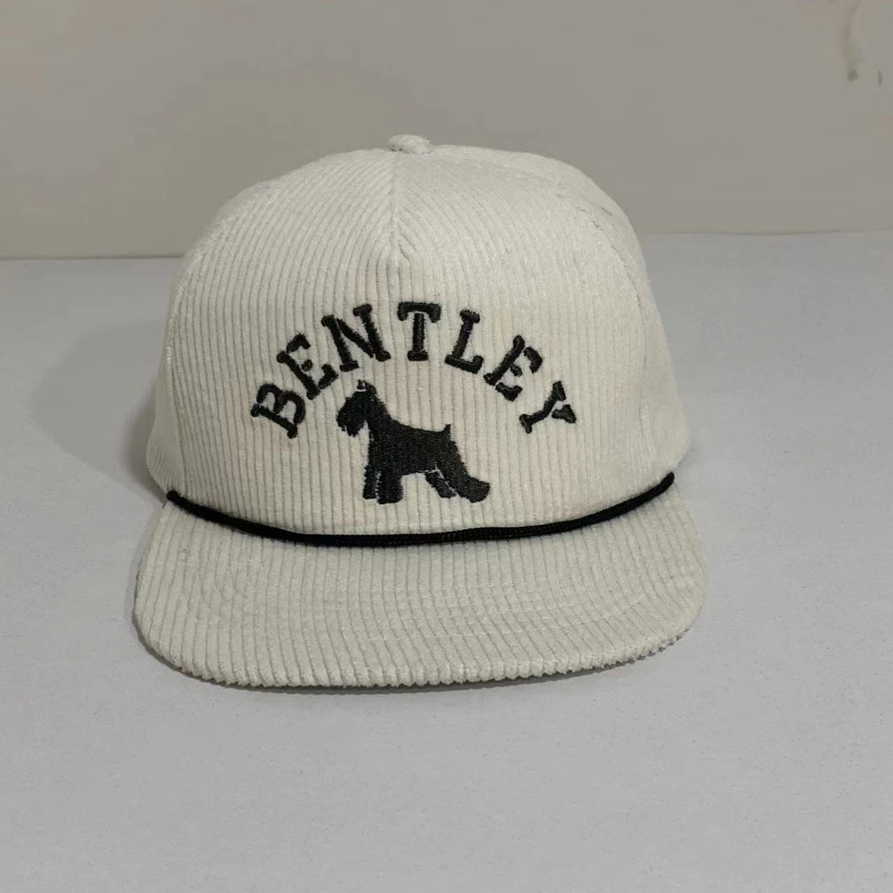 Custom Colors Unstructured Corduroy 5 Panel Snapback Caps Hats With Rope Corduroy Hats