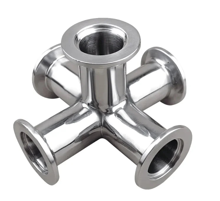 Vacuum Stainless Steel 5ways Cross
