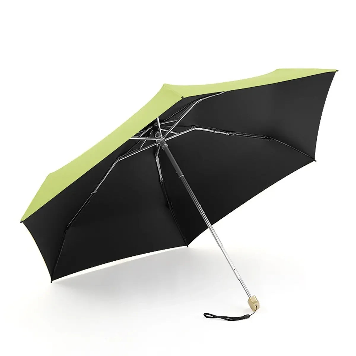 High Quality Pocket Umbrellas Travel Colorful 5 Fold Portable Foldable Uv Protection Capsule Mini Pocket Umbrella With Logo