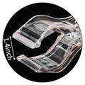 POP Clip Plastic Sign Holder Clips Swivel Price Signs Rotatable Rack Shelf Price Clips for Merchandise Double Display