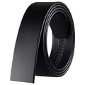 100% Pure Cowhide Belt Strap No Buckle Genuine Leather Belts Without Automatic Buckle Men Wome Black Brown White High Quality