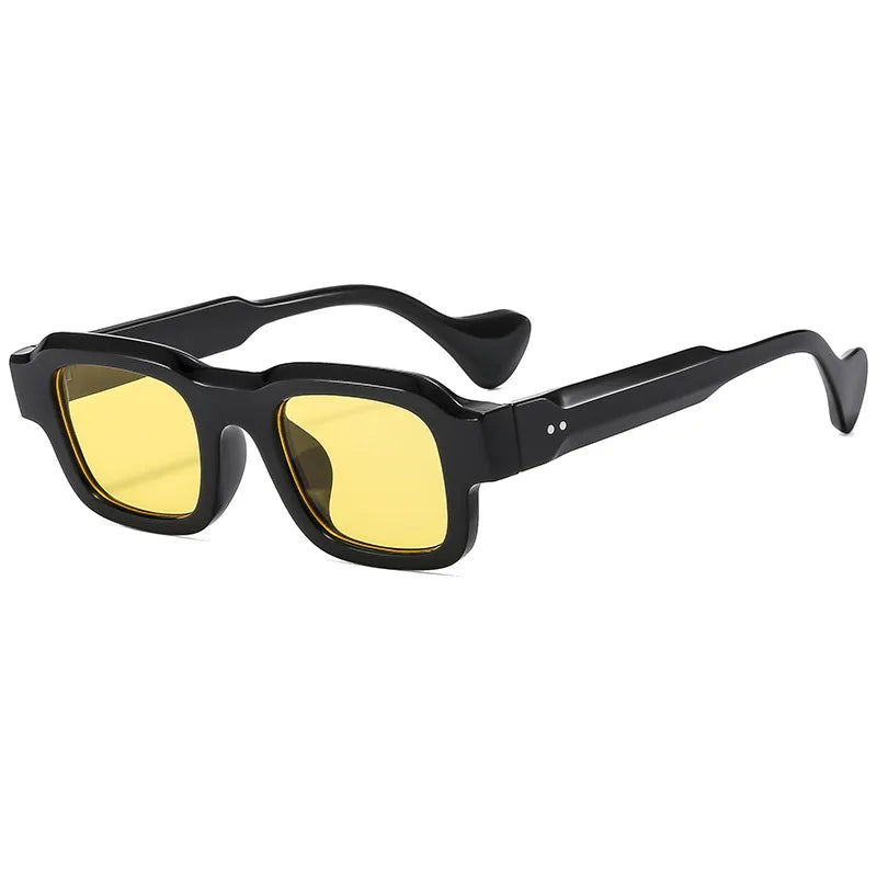 2026 Unique Sunglasses for Women Ladies Custom Shades Plastic Logo Black Glasses Small Square Sunglasses
