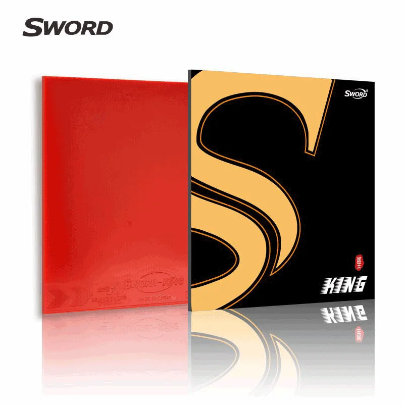 Sword King ITTF Table Tennis Rubber Organic Inverted Ping Pong Rubber for Fast Attack Loop Spin