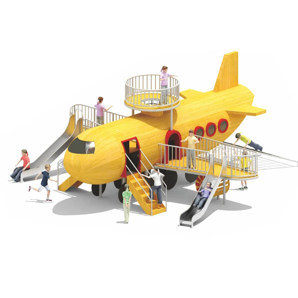 Professional Customized High-quality Playground Children's Playground Outdoor Amusement Equipment Stainless Steel Slide Climbing