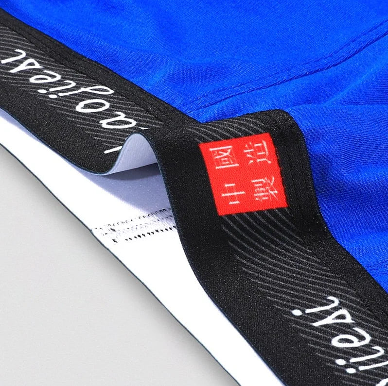 Men's Cotton Underwear Mid-Rise Boy Boxer Briefs With Fly Opening Breathable Boys Shorts Fashion Trunk Teen Underpants