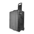 Hard Waterproof Plastic Trolley Toolcase Hard Carrying case Travel Suitcase with Wheels