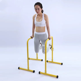 Adjustable Adult Folding Sports Training Physiotherapy Parallettes Used Foldable Iron Dip Stand Parallel Bars for Sale/