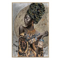 African Black Woman Graffiti Art Posters and Prints Abstract African Girl Canvas Paintings on the Wall Art Pictures Wall Decor
